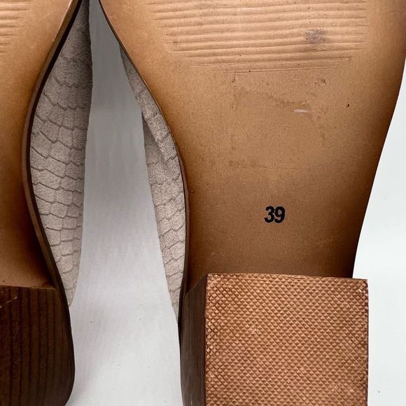 ROOLEE Helen Textured Mule in White Smoke - Picture 4 of 10